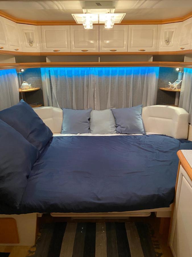 Przyczepa Abordaz Na Campingu Kormoran Hotell Hel Exteriör bild